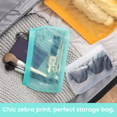 AECHY Food-grade Silicone Food Storage Bag Set with 3 colors