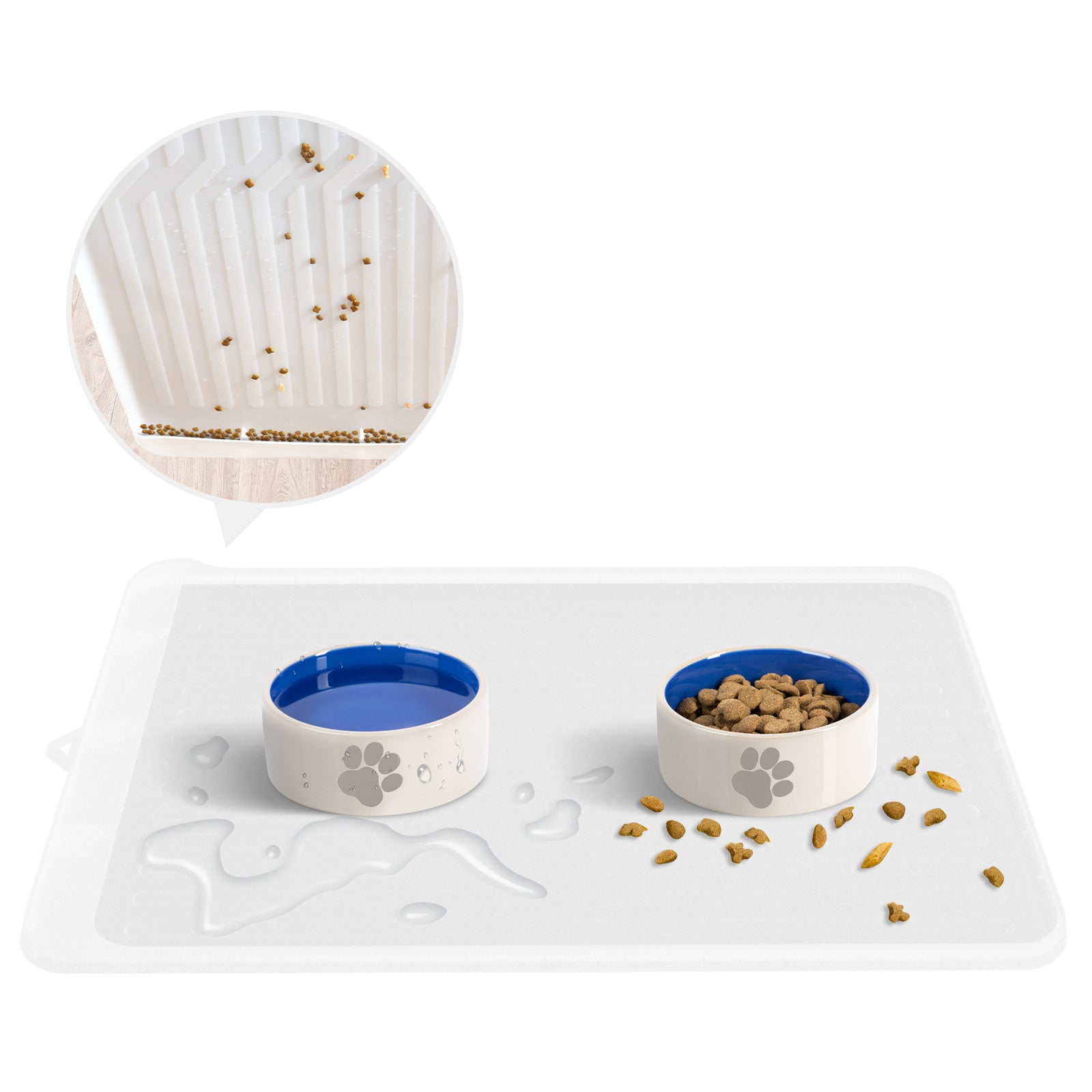 AECHY Silicone Pet Feeding Mat Non-Slip Anti-Bite 36 x 24 -  –  Aechy